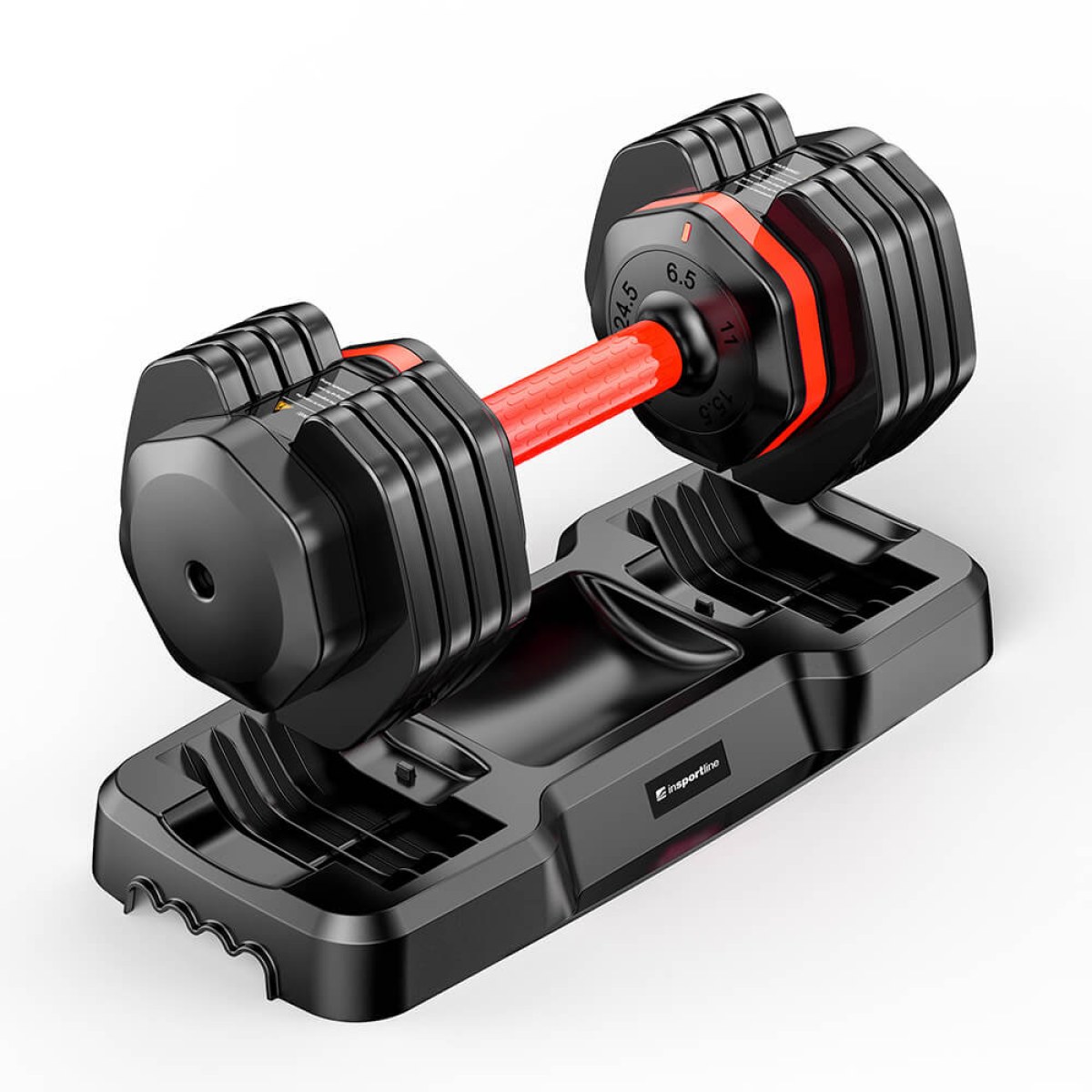 Nastaviteľná jednoručná činka inSPORTline DuraBell® 6,5-24,5 kg · záber 1