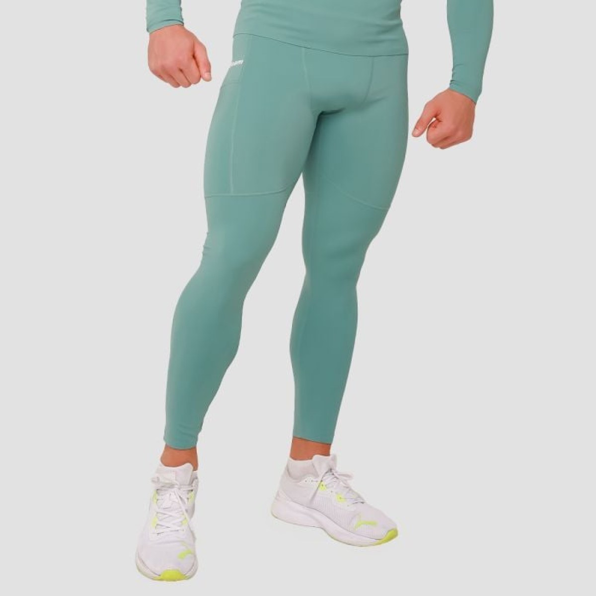 GymBeam Kompresné legíny High Blue M · záber 1
