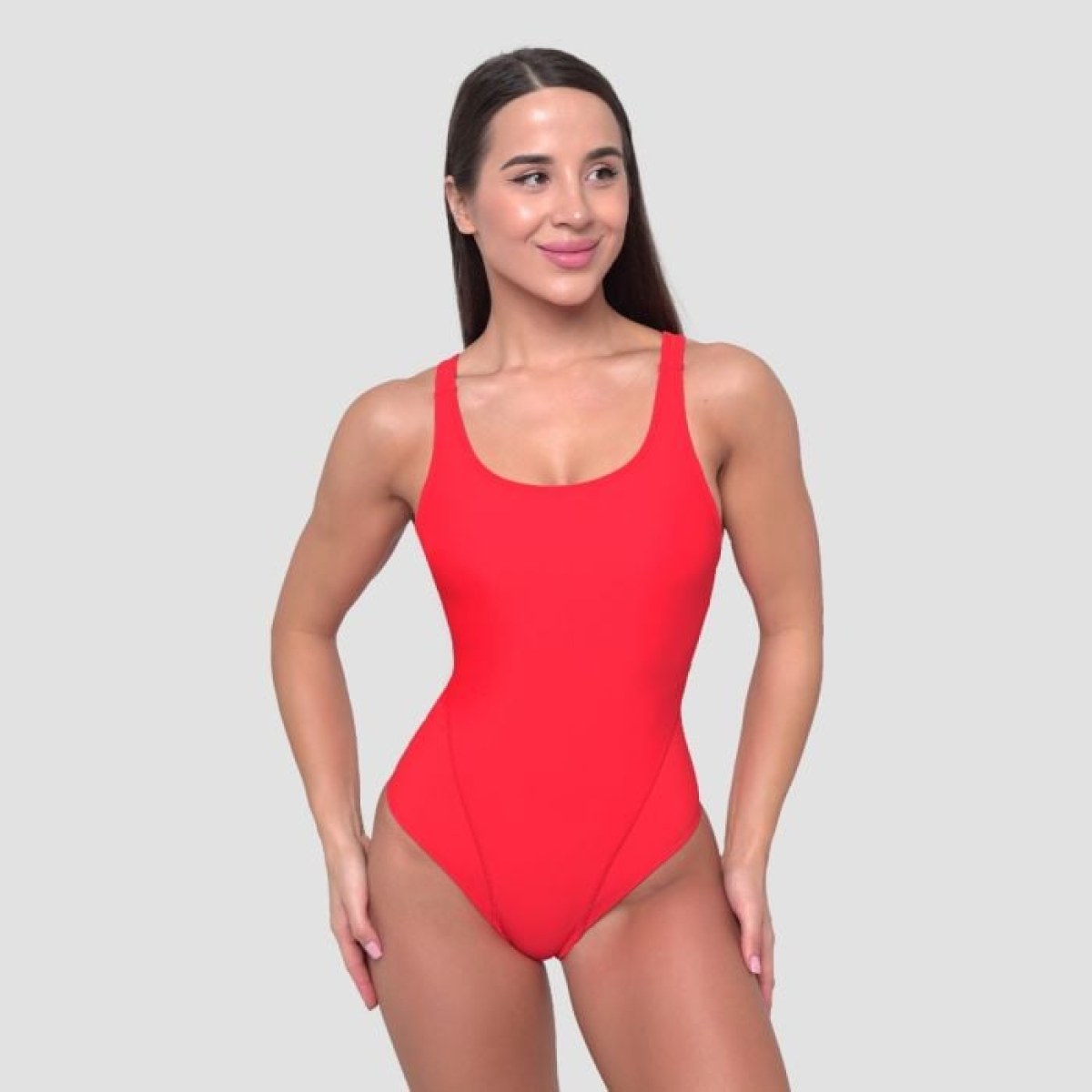 GymBeam Športové jednodielne plavky Red XL · záber 1