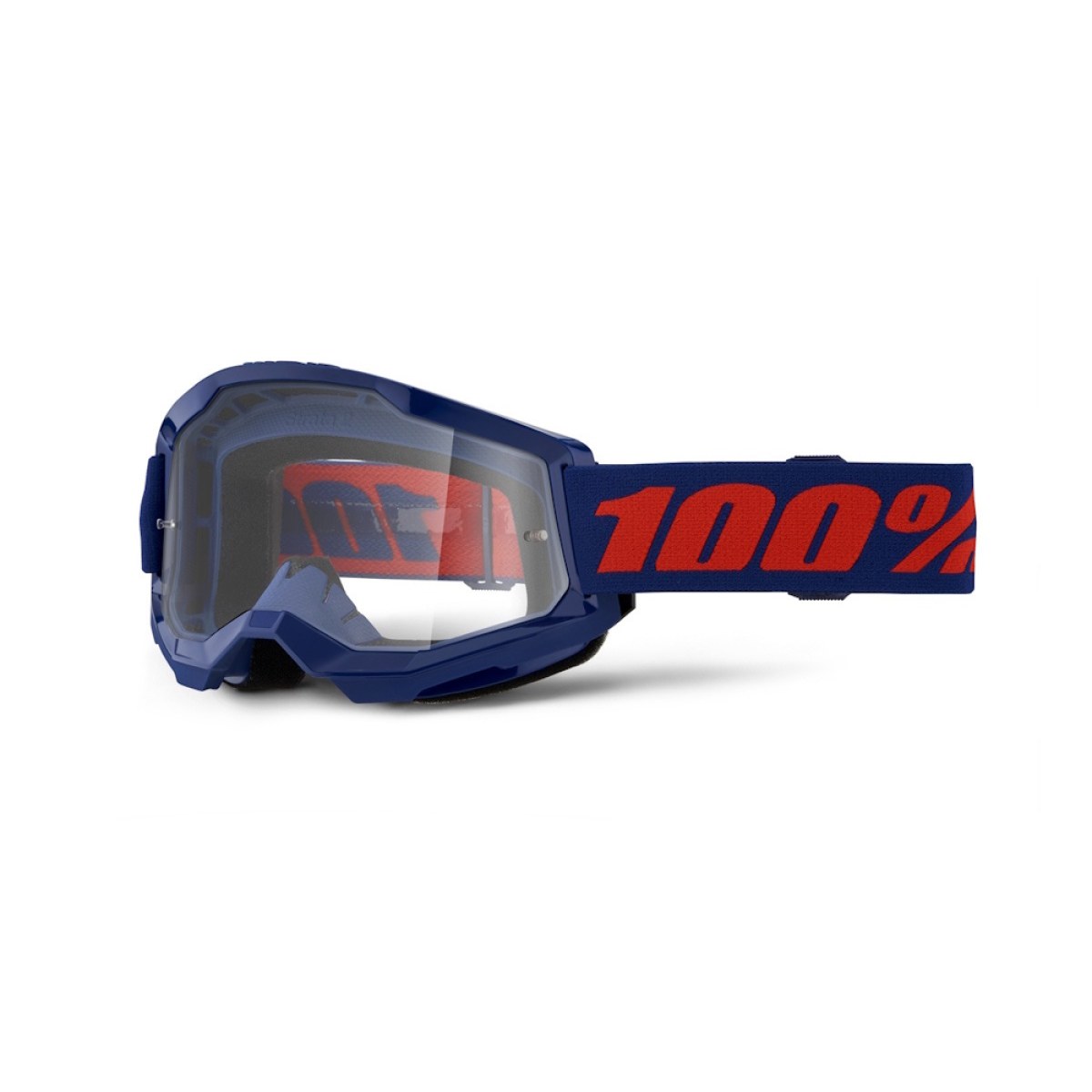 100% Strata 2 New Blue-Red modro-červená, číre plexi · záber 1