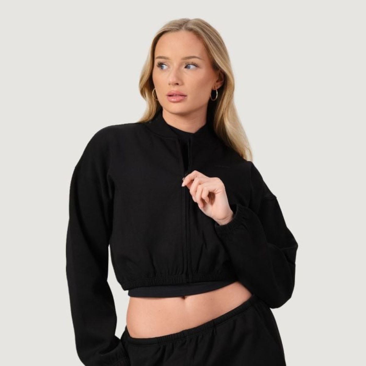GymBeam Dámska mikina Zip-Up NEO Black XS · záber 1