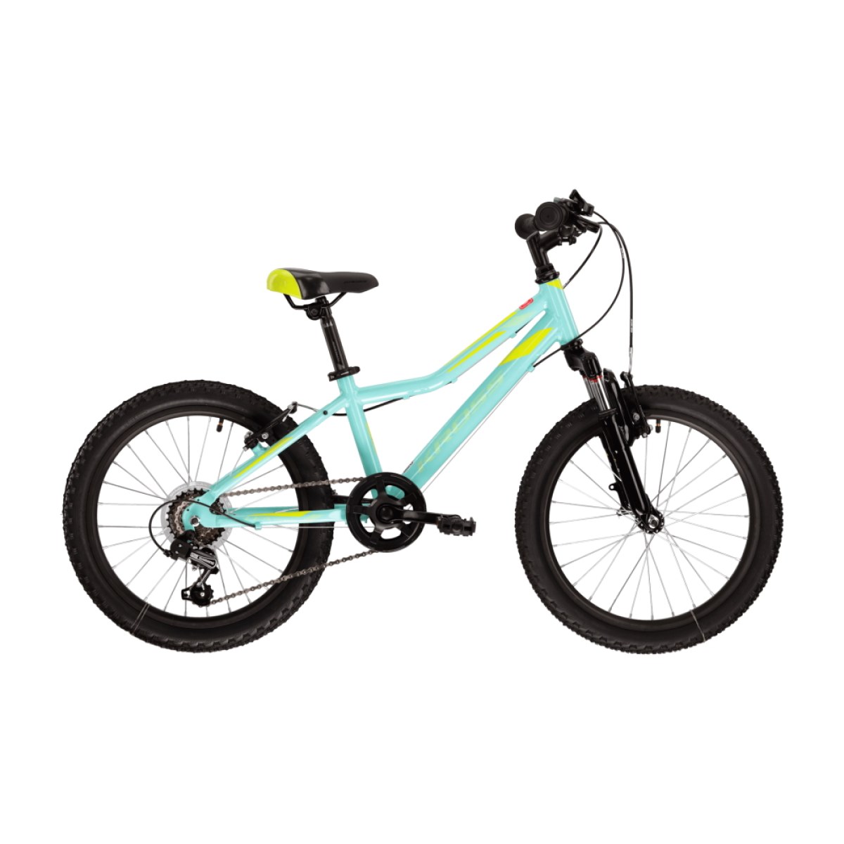 Kross Lea Mini 2.0 20" - model 2022 limetka/modrá - 11" (110-135 cm) · záber 1