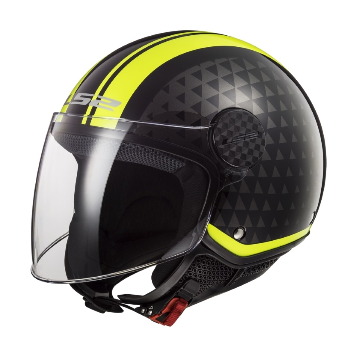 LS2 OF558 Sphere Lux Crush Black H-V Yellow - S (55-56) · záber 1
