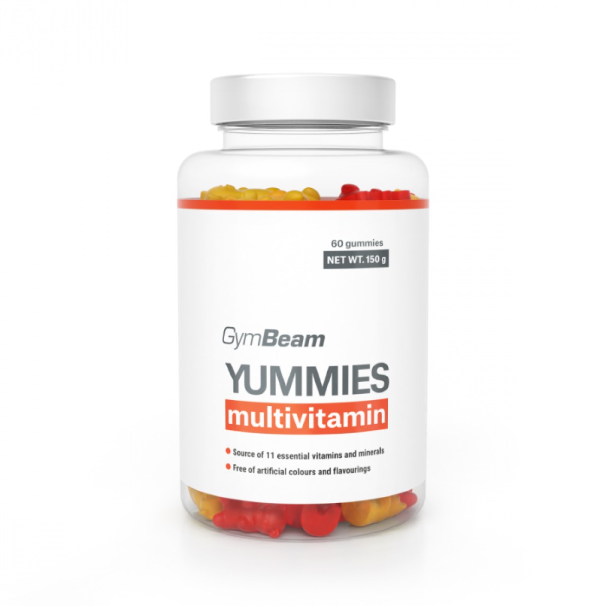 GymBeam Yummies Multivitamin pomaranč citrón čerešňa · záber 1
