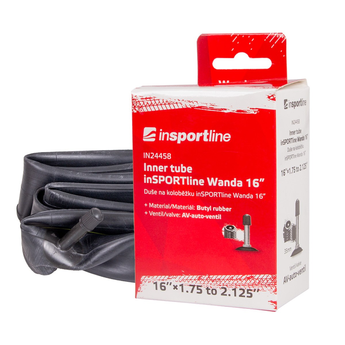 Duša inSPORTline Wanda 16" x 1.75-2.125" (47/57-305) AV · záber 1