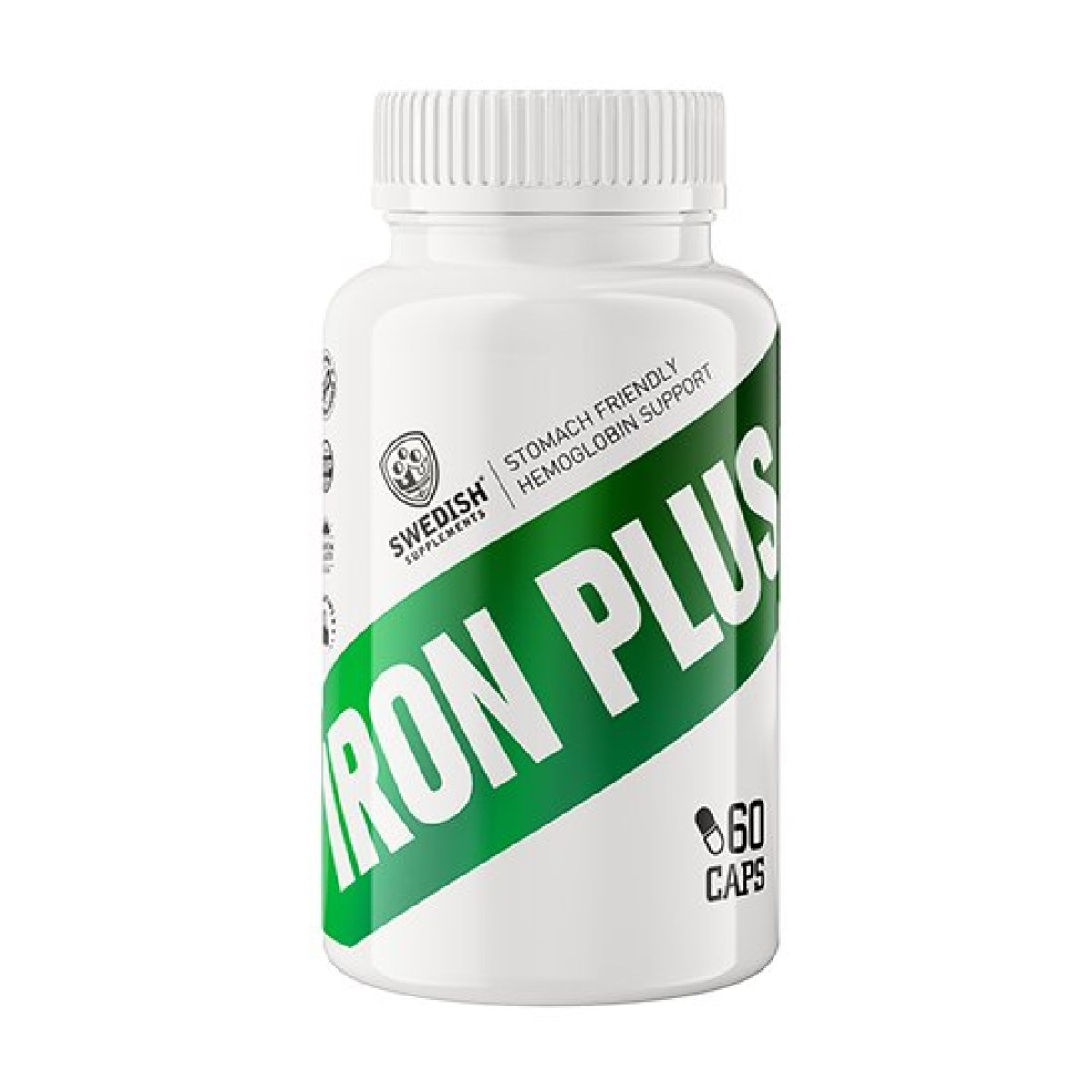 Iron Plus - Swedish Supplements 60 kaps. · záber 1