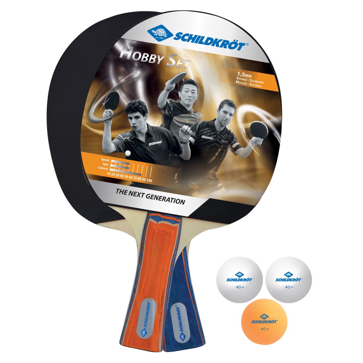 Set na stolný tenis SCHILDKROT Hobby pre 2 hráčov · záber 1
