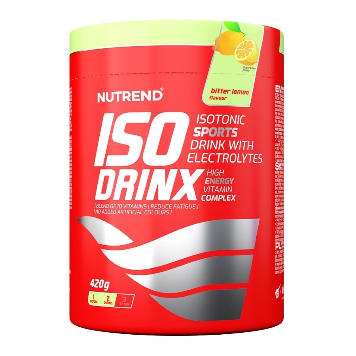 Nutrend Isodrinx 420 g zelené jablko · záber 1