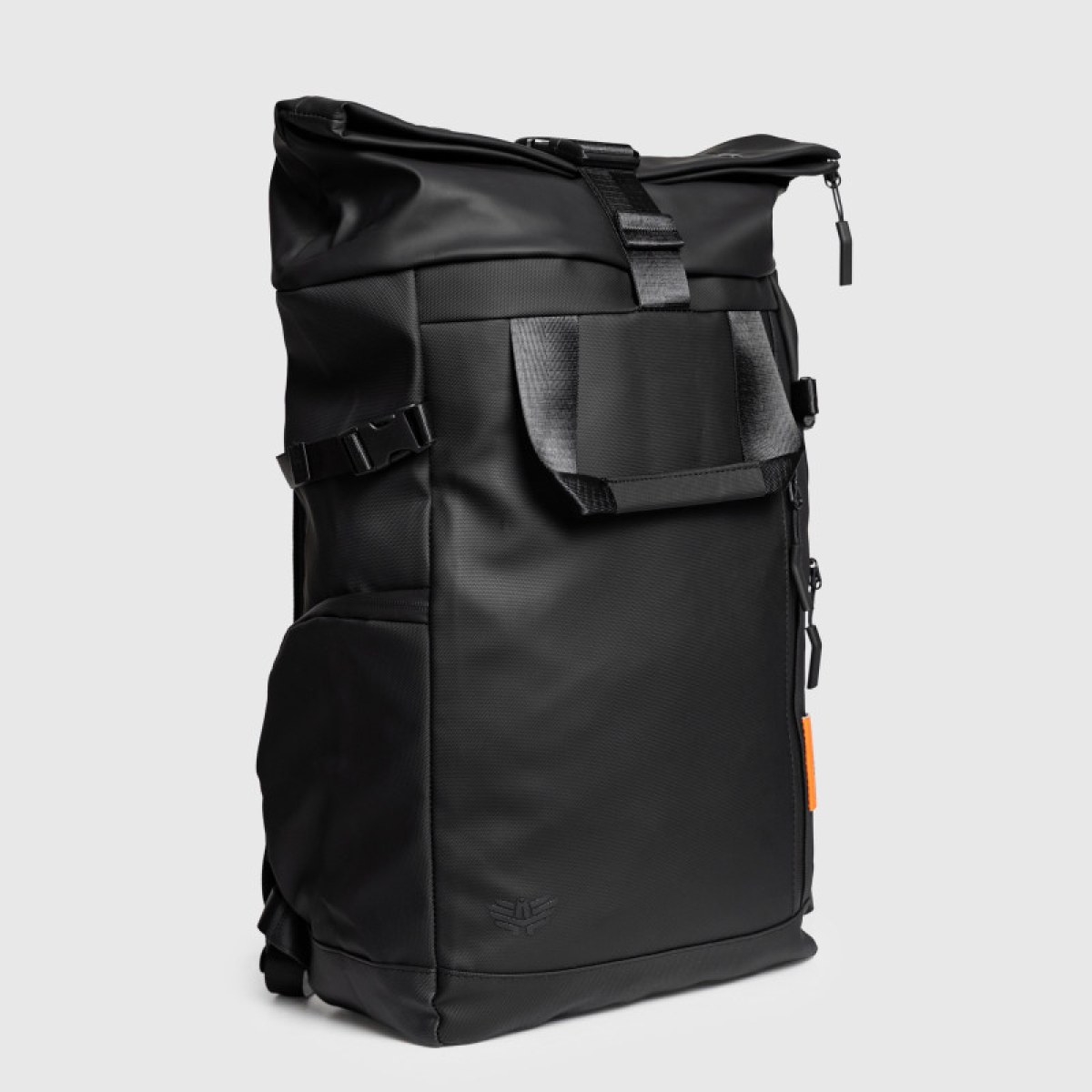 Rolltop batoh Iron Aesthetics Urban Pro, čierny · záber 4