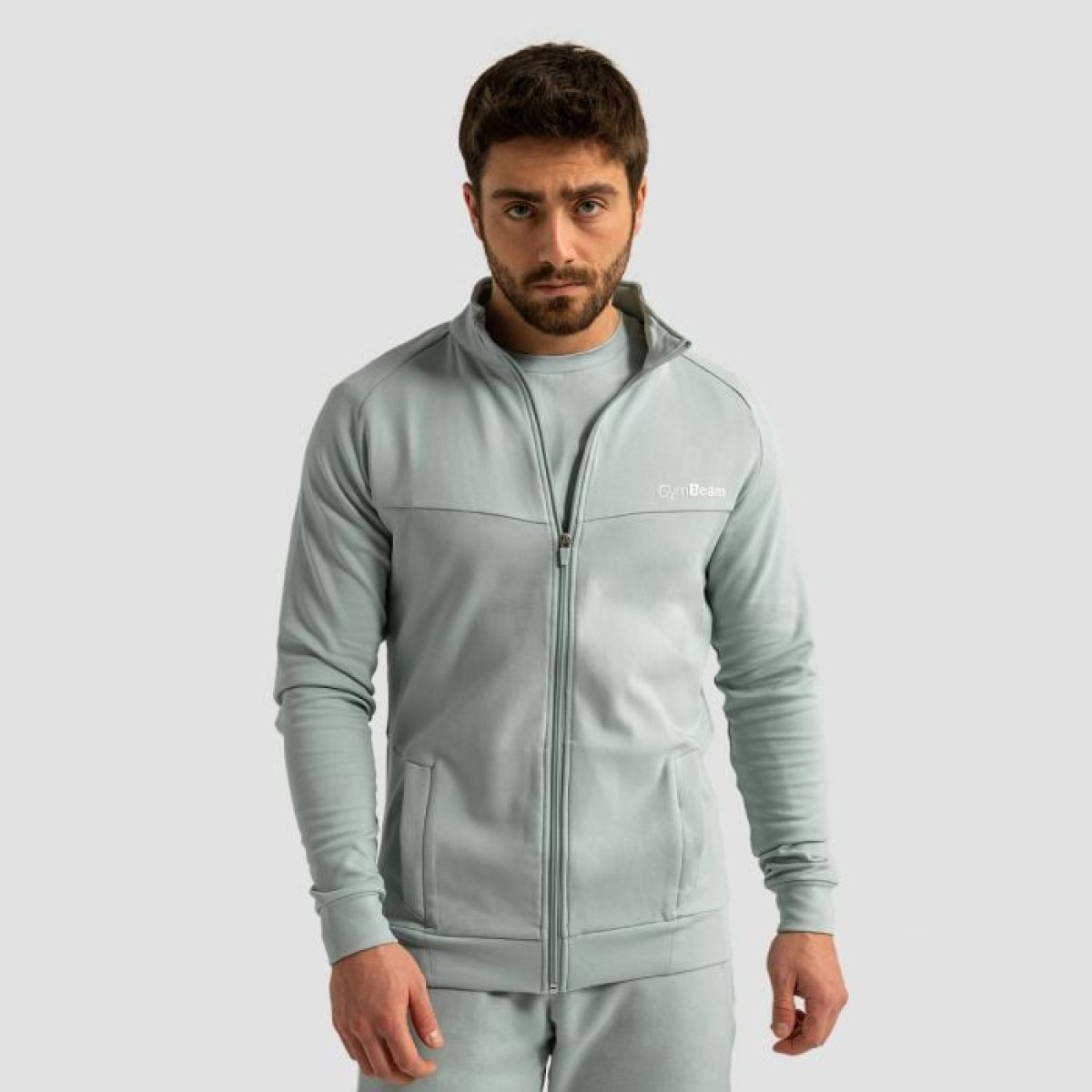 GymBeam Mikina so zipsom Limitless Eucalypt XLXL · záber 1