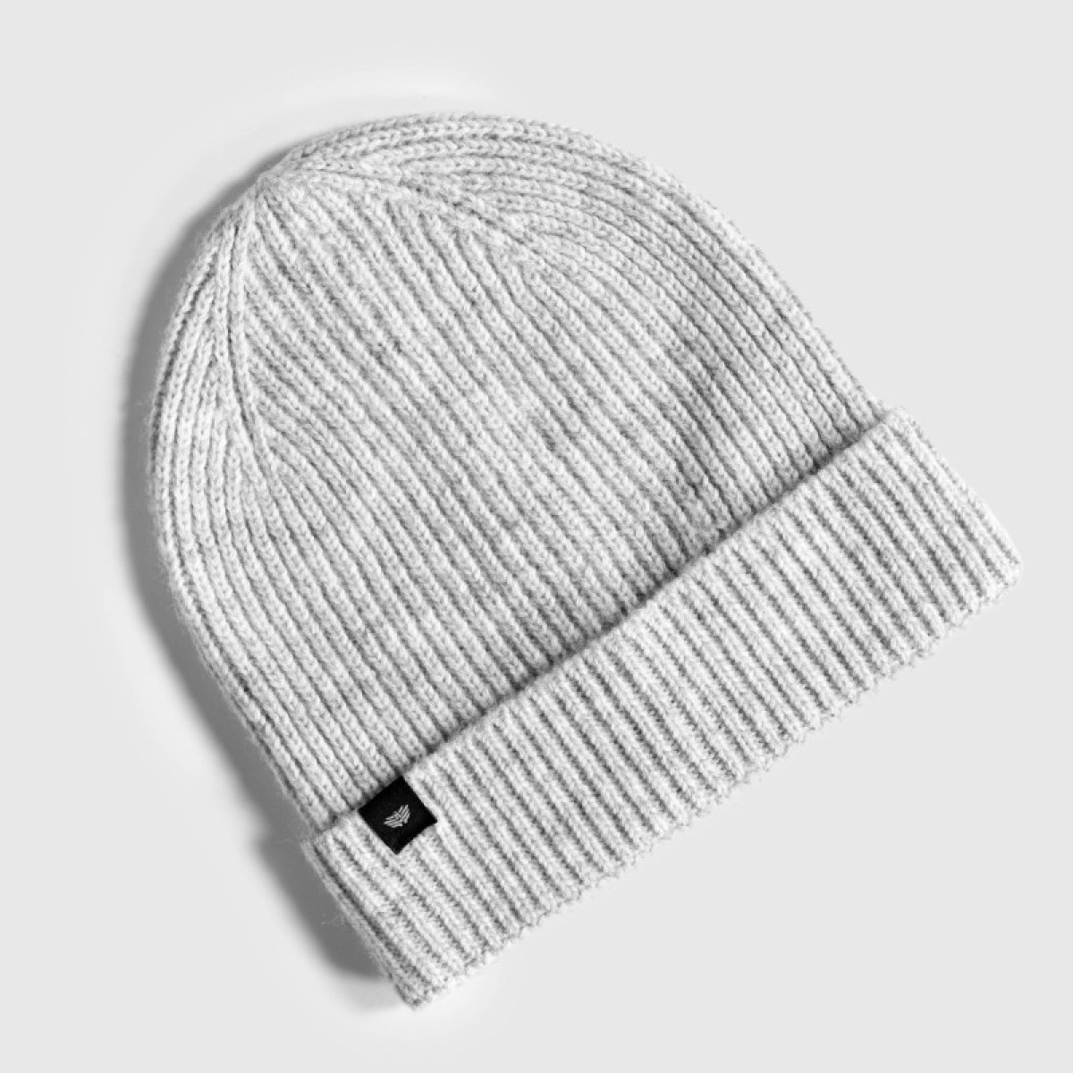 Klasická pletená čiapka Iron Aesthetics Snug, sivá · záber 2