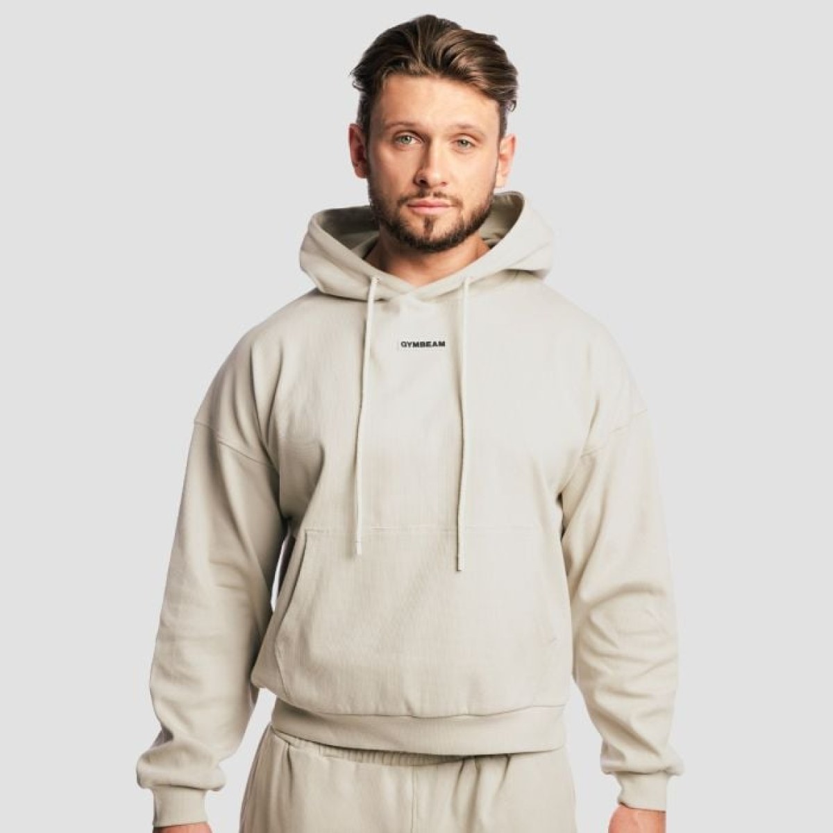 GymBeam Mikina Aura Hoodie Grey M · záber 1