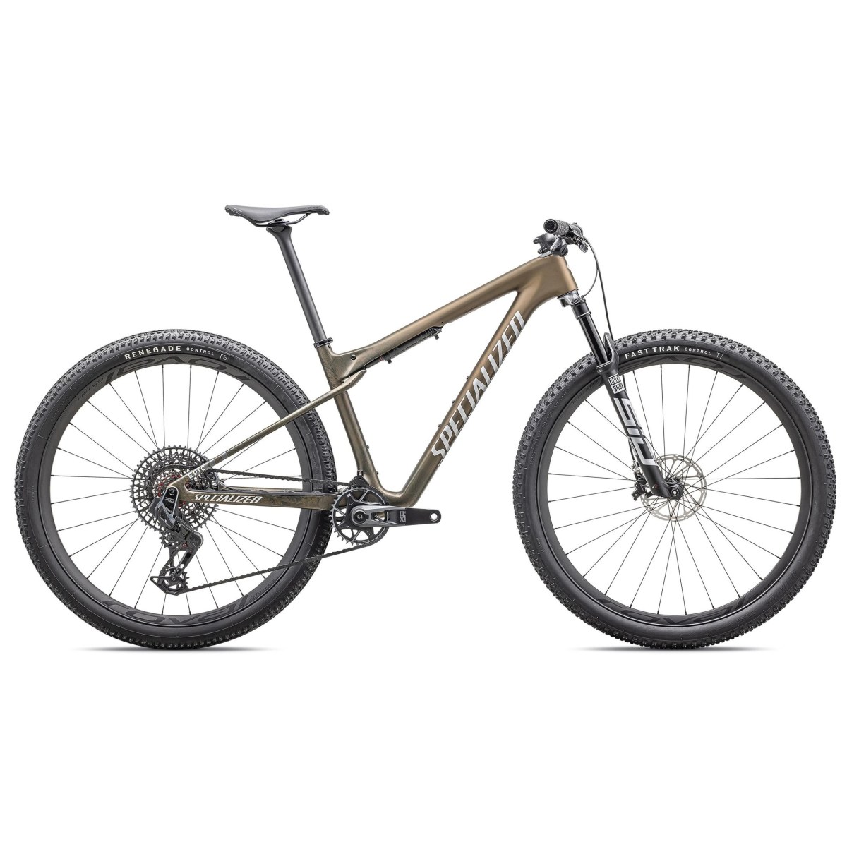 SPECIALIZED Epic World Cup Pro Satin Burnt Gold Metallic/Liquid Metal - Veľkosť: M · záber 1