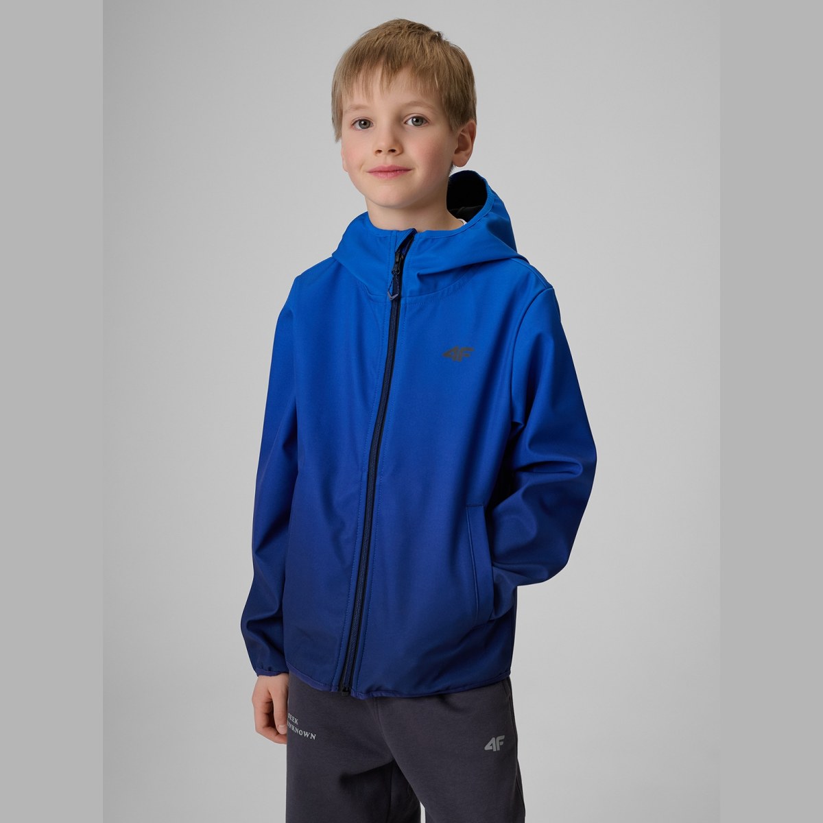 Softshellová bunda vetruodolná membrána 5000 chlapčenská - multicolor · záber 1