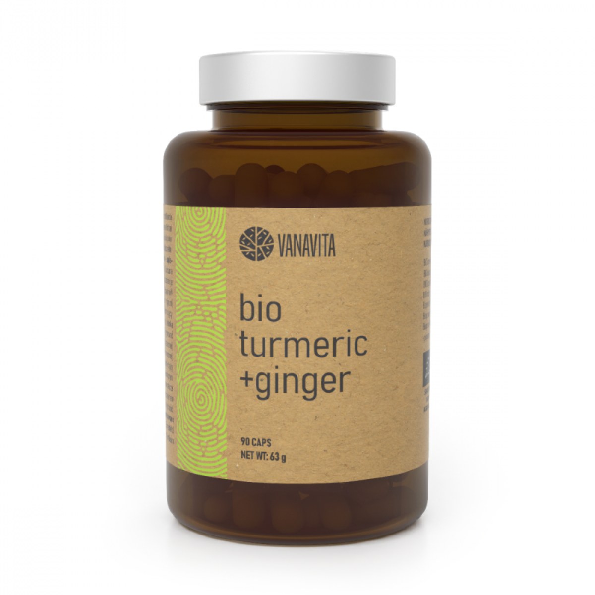 VanaVita BIO Kurkuma + Zázvor · záber 1