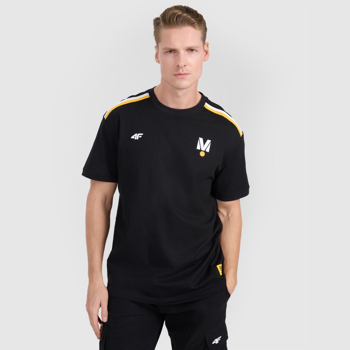 Unisex regular tričko s potlačou 4F x Drift Masters - čierne · záber 5