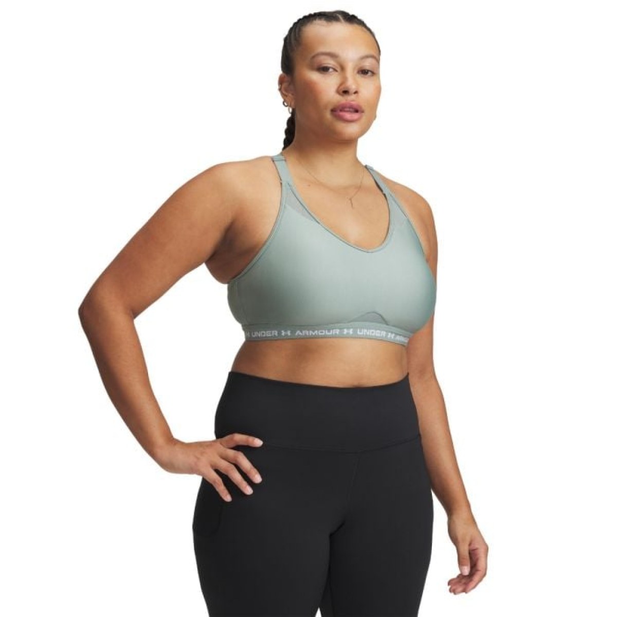 Under Armour Športová podprsenka Crossback Low Green M · záber 1