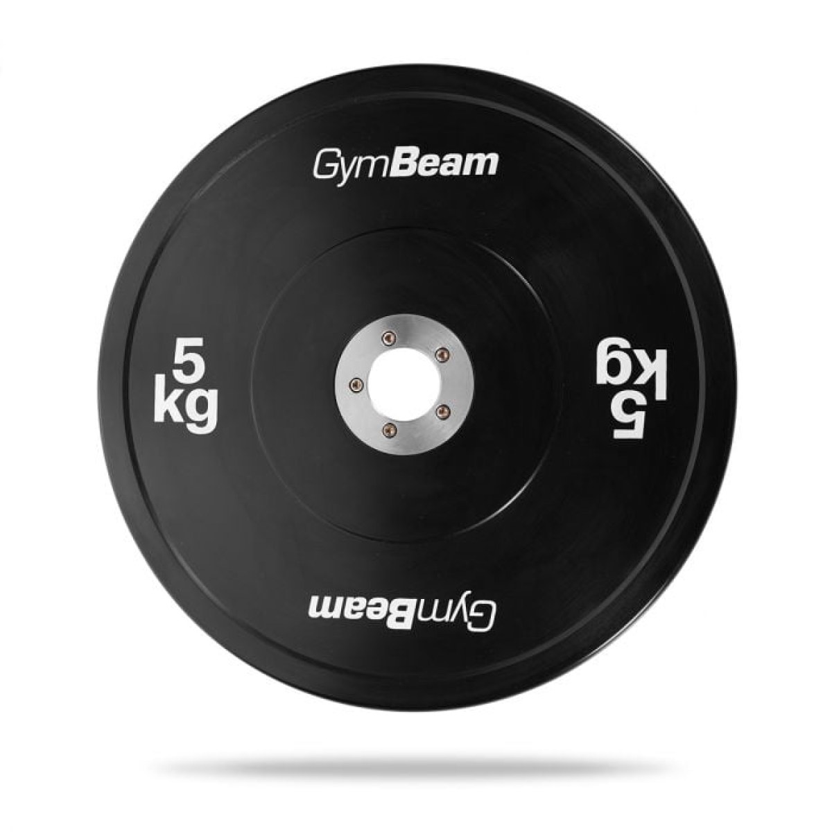 GymBeam Gumový kotúč Competition Bumper - Farba: Čierna | Hmotnosť: 5 kg | Balenie: 2 · záber 1
