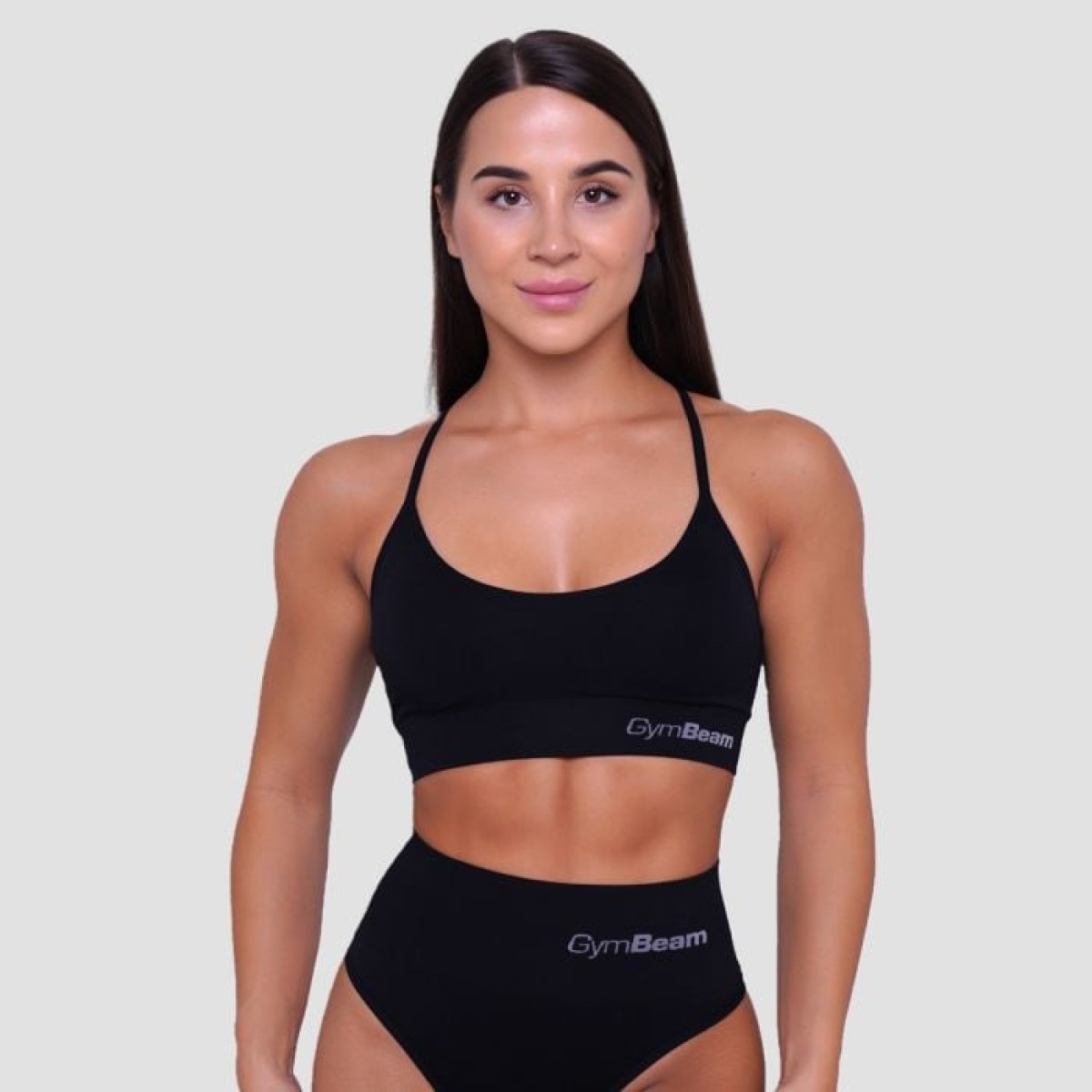 GymBeam Podprsenka String Black SS · záber 1