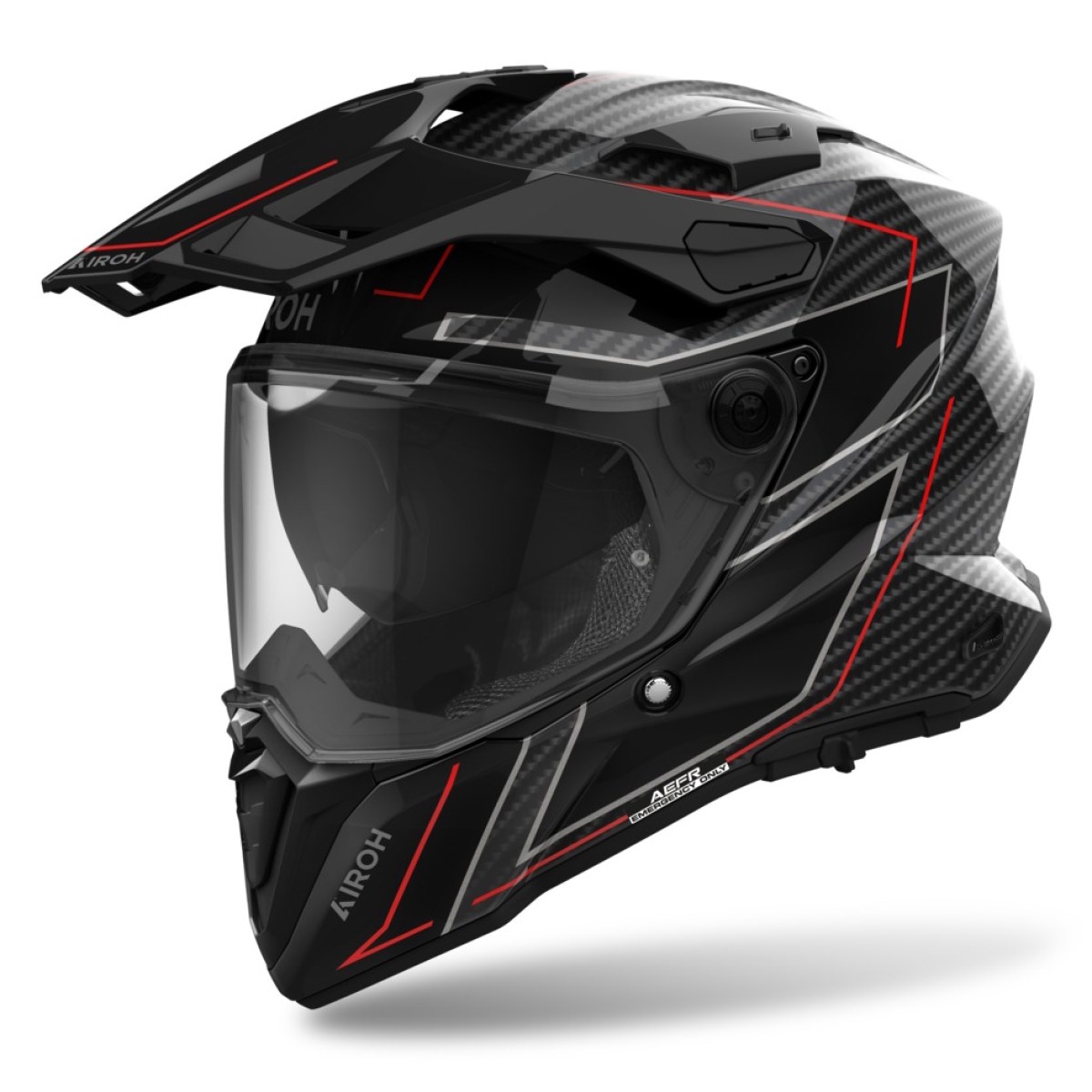 AIROH Commander 2 Carbon Stylish lesklá XL (61-62) · záber 1