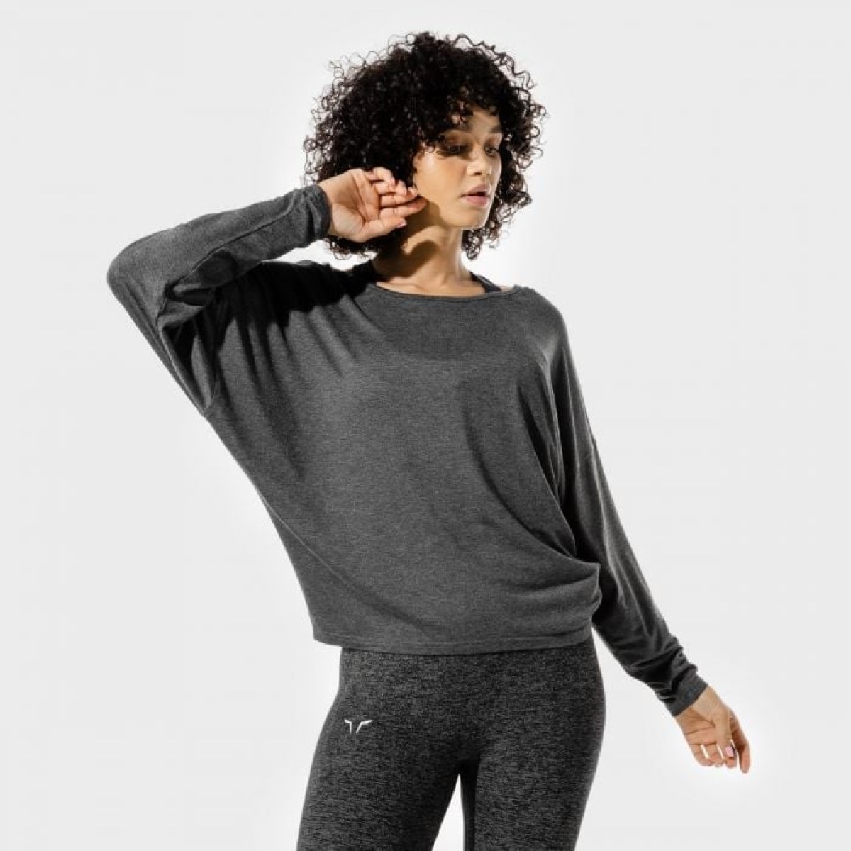 SQUATWOLF Dámske Tričko Batwing Top Black Marl XS · záber 1