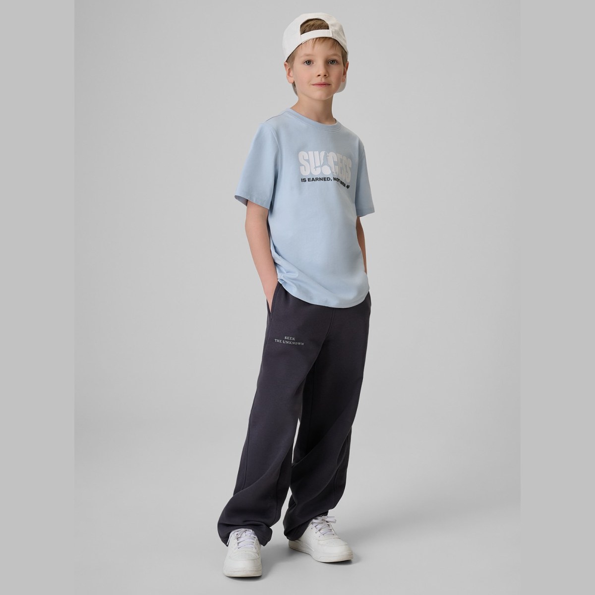 T-shirt regular s potlačou chlapčenský - modrý · záber 8