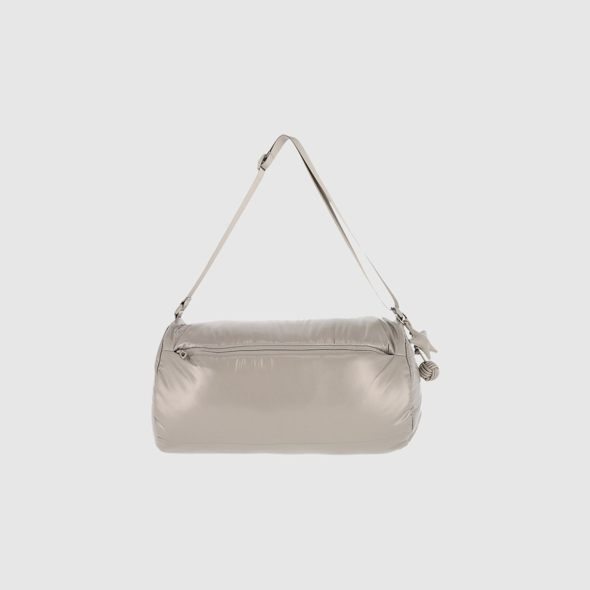 Taška cez rameno barrel bag - béžová · záber 1