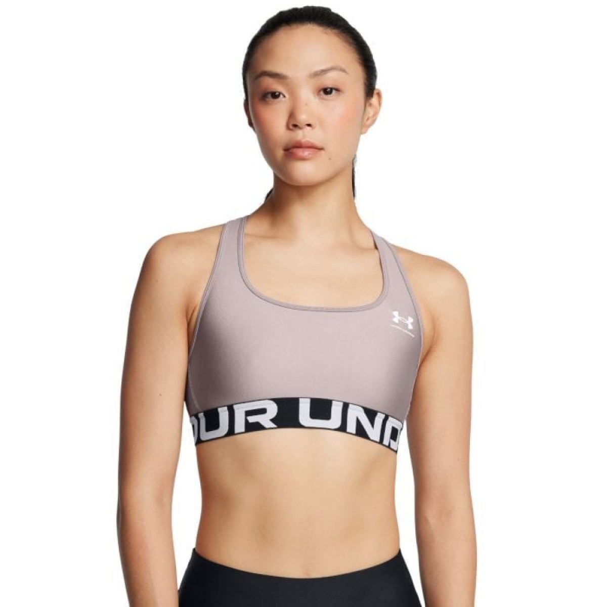 Under Armour Podprsenka HG Mid Branded Grey SS · záber 1