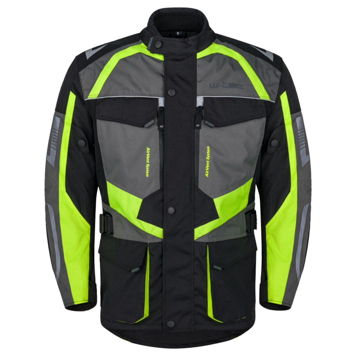 Pánska moto bunda W-TEC Burdys Evo - Veľkosť: XL | Farba: Sivá · záber 2