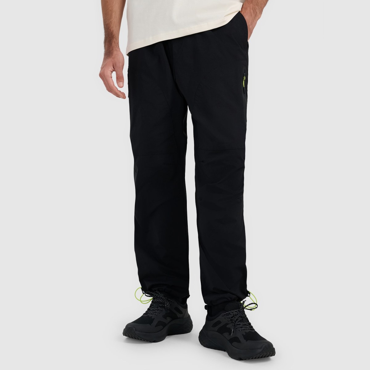 Nohavice casual pánske - čierne · záber 2