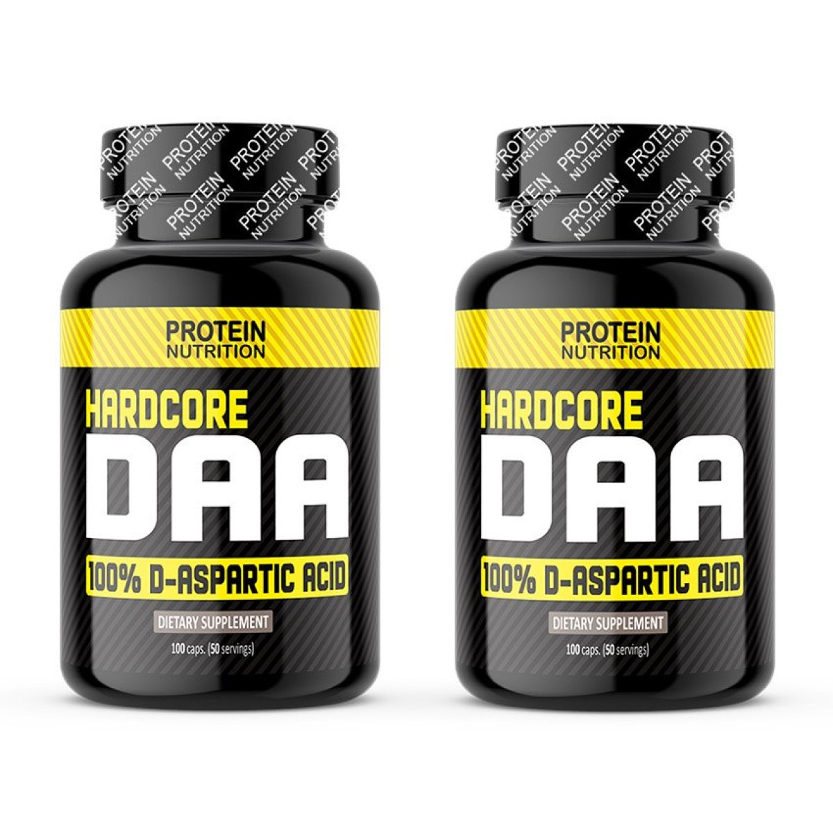 1+1 Zadarmo: Hardcore DAA - Protein Nutrition 100 kaps. + 100 kaps. · záber 1