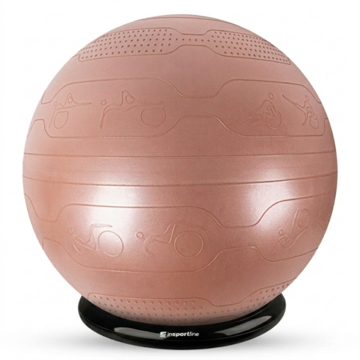inSPORTline Stretch Ball 65 cm se základnou BallBase čierna · záber 4