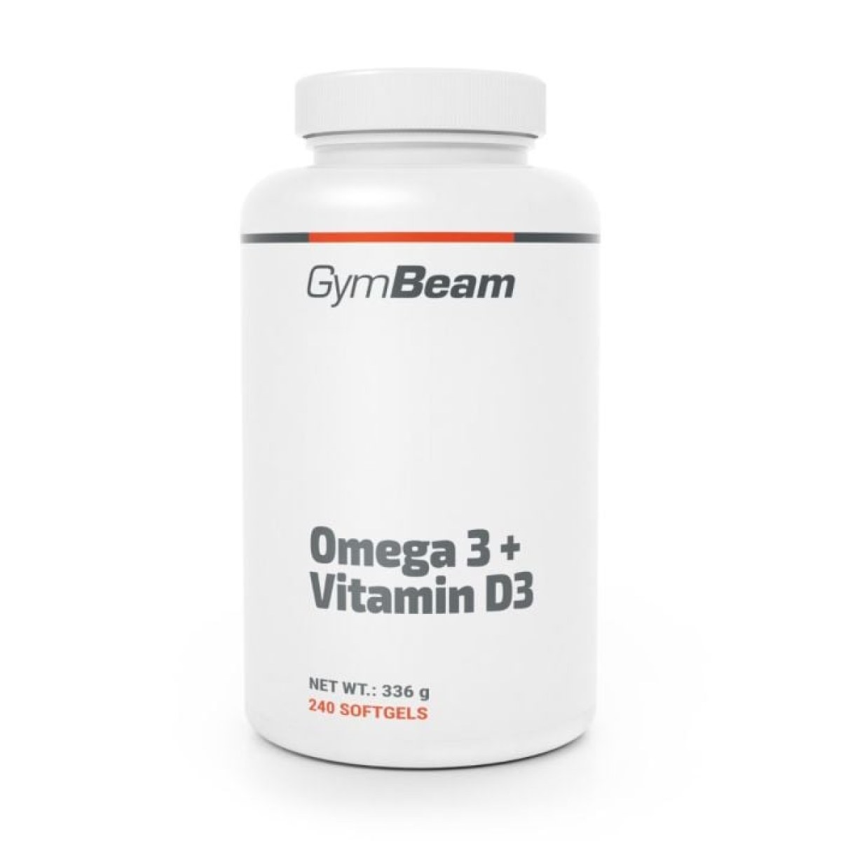 GymBeam Omega 3 + Vitamin D3 - Hmotnosť: 0,336 kg | Balenie: 40 · záber 1