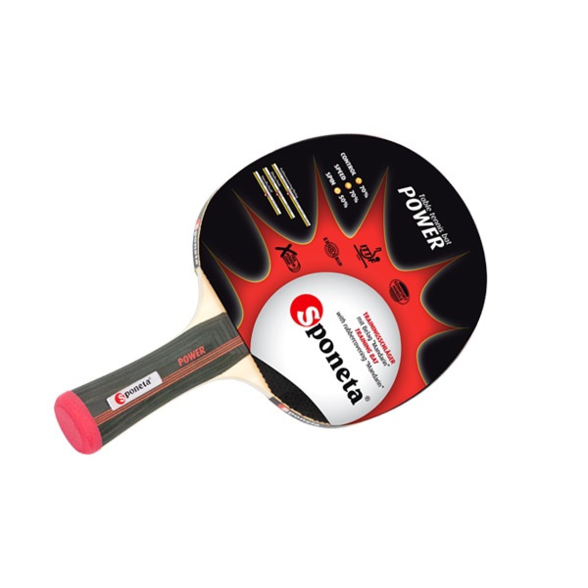 Raketa na stolný tenis SPONETA Power · záber 1