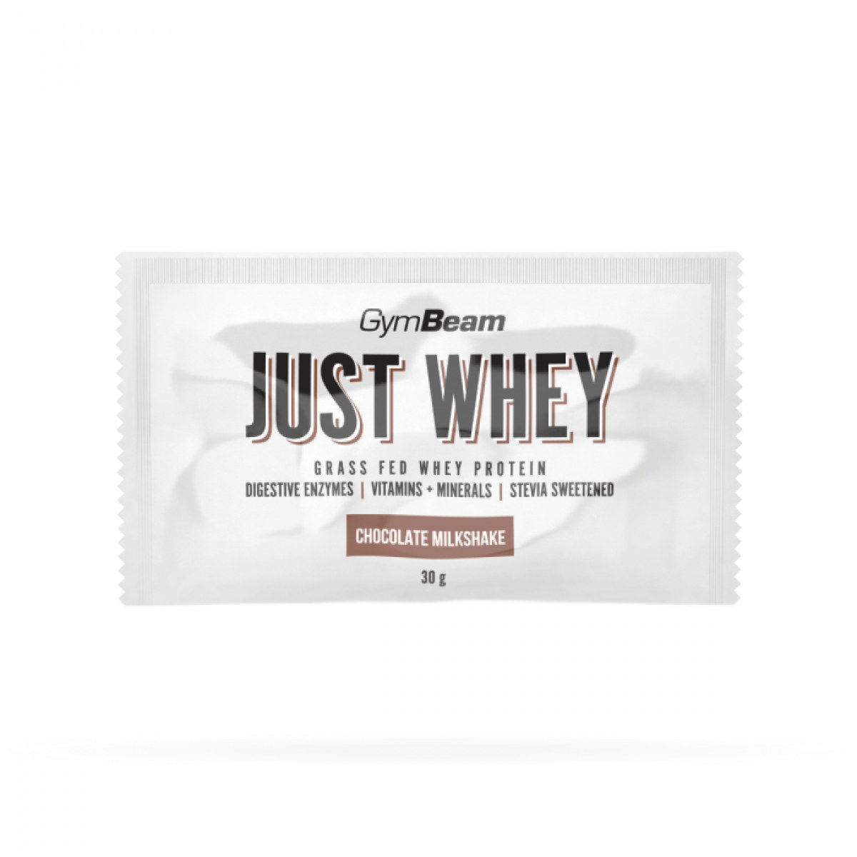 GymBeam Vzorka Just Whey cookies & cream - Príchuť: Cookies & cream | Hmotnosť: 12 kg · záber 1