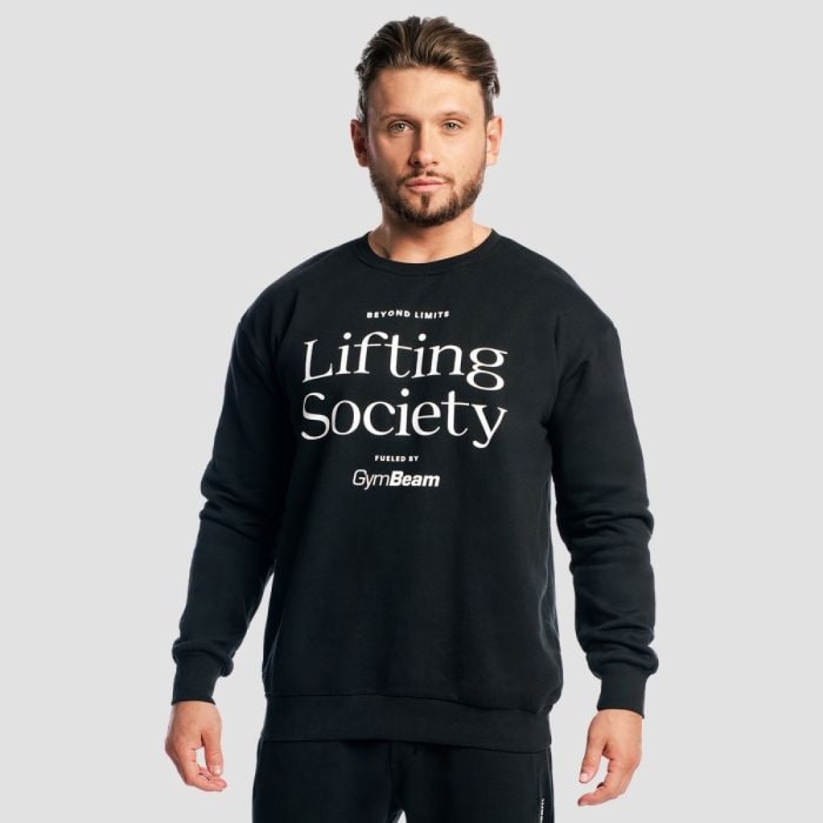 GymBeam Mikina Lifting Society Black L · záber 1