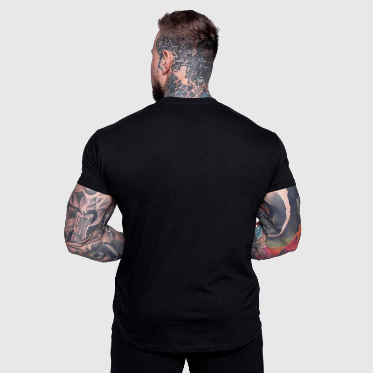 Pánske tričko Iron Aesthetics Slash, čierne · záber 3