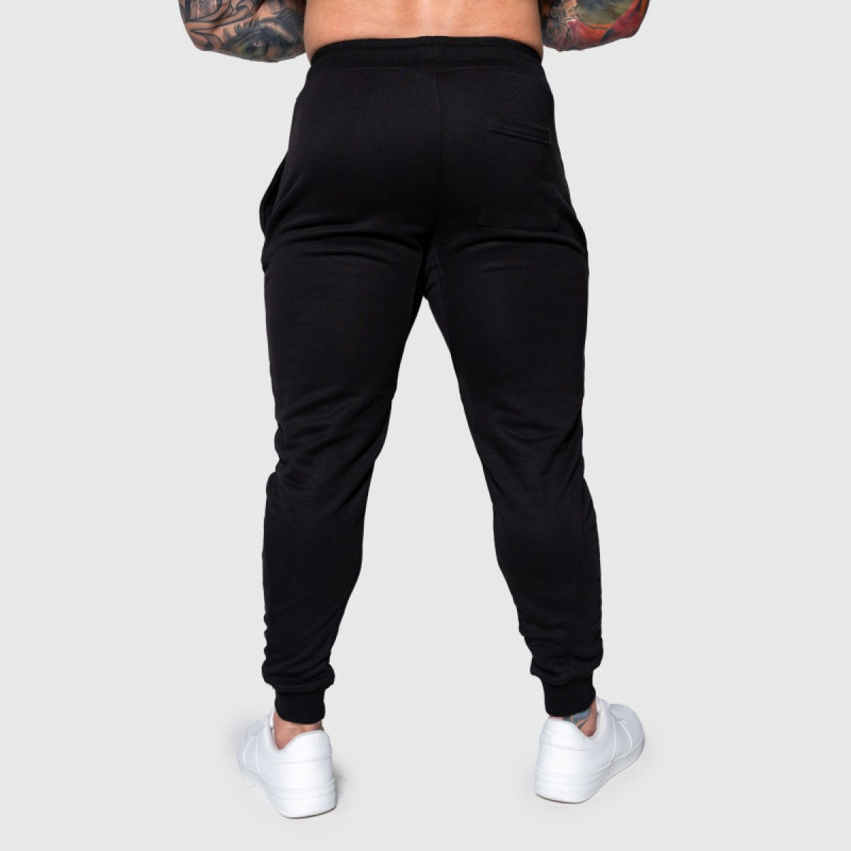 Pánske športové tepláky Iron Aesthetics Flexi, čierne · záber 5