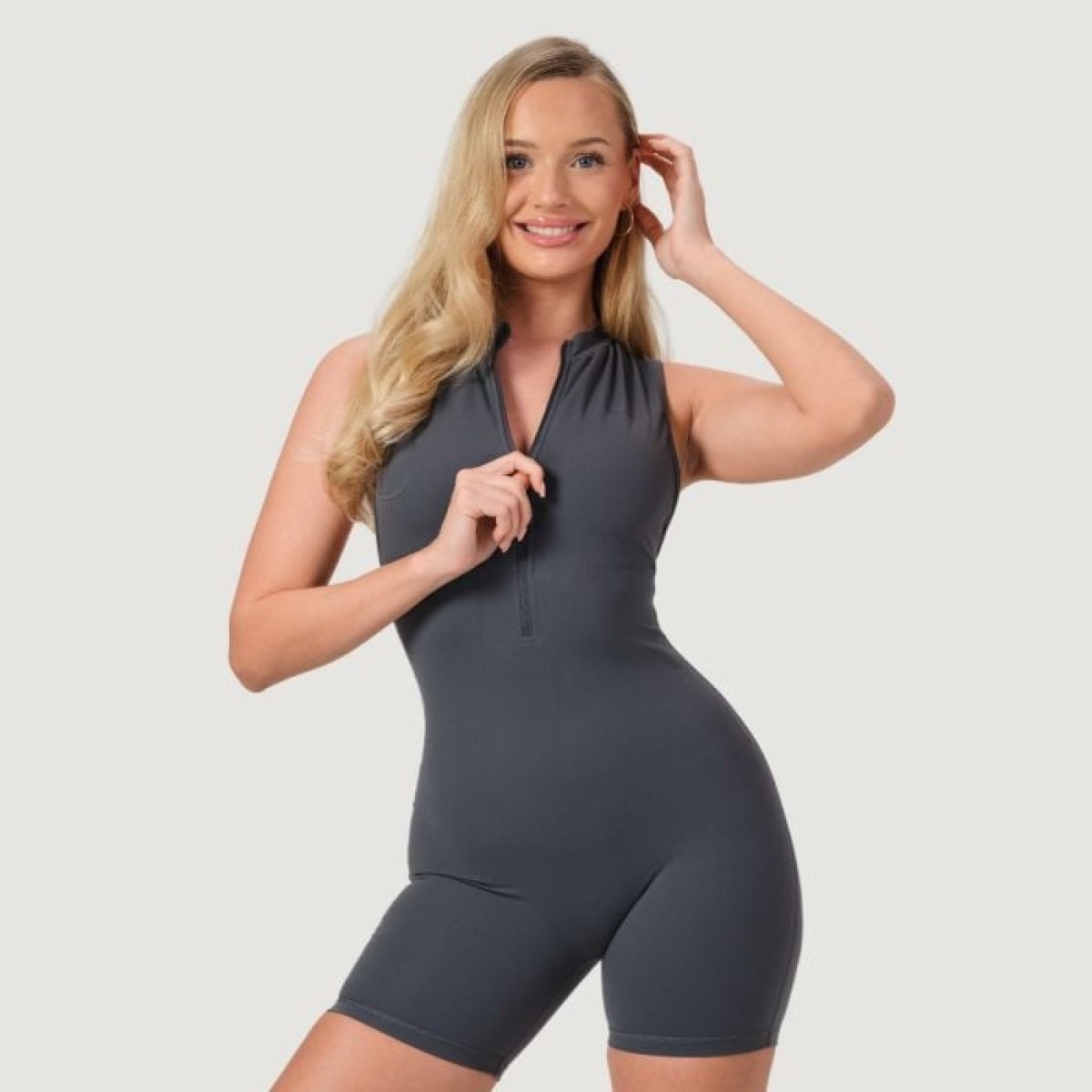 GymBeam Dámsky overal Zip-Up NEO Iron XL · záber 1