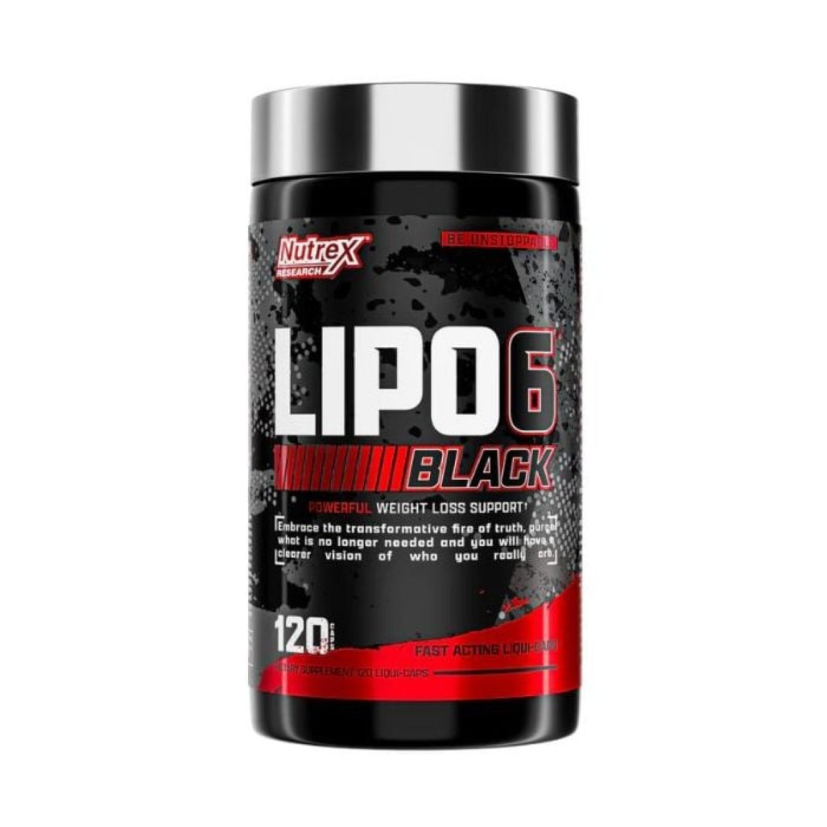 Lipo 6 Black 120 kaps - Nutrex bez príchute · záber 1