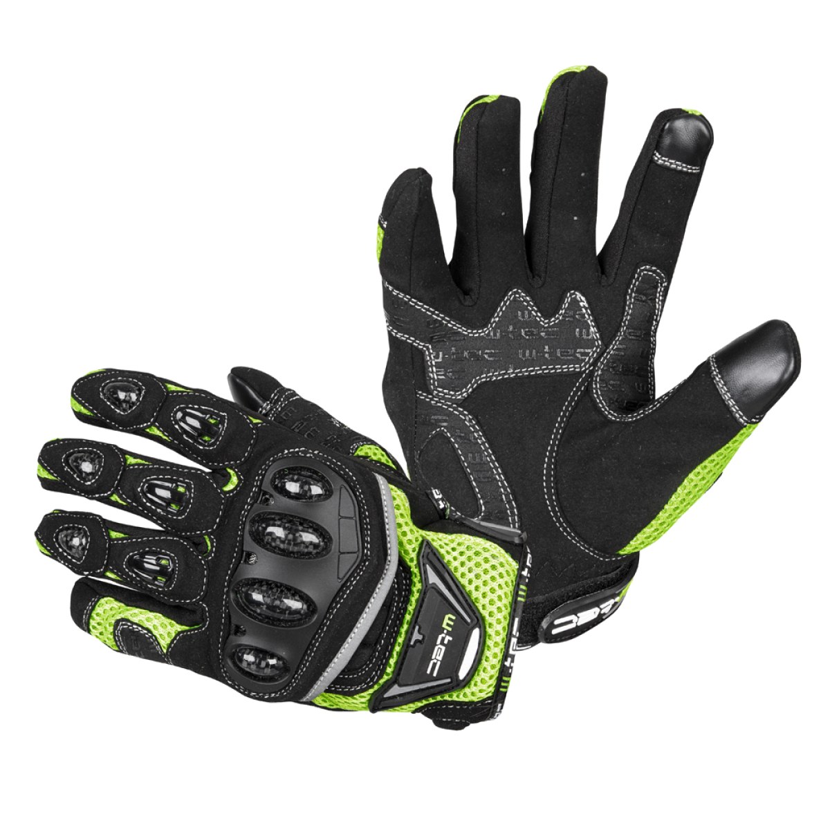 Moto rukavice W-TEC Upgear - Veľkosť: XL | Farba: Sivá · záber 2