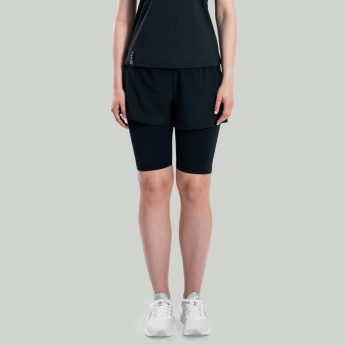 STRIX Dámske šortky 2in1 ULTRA Black MM · záber 1