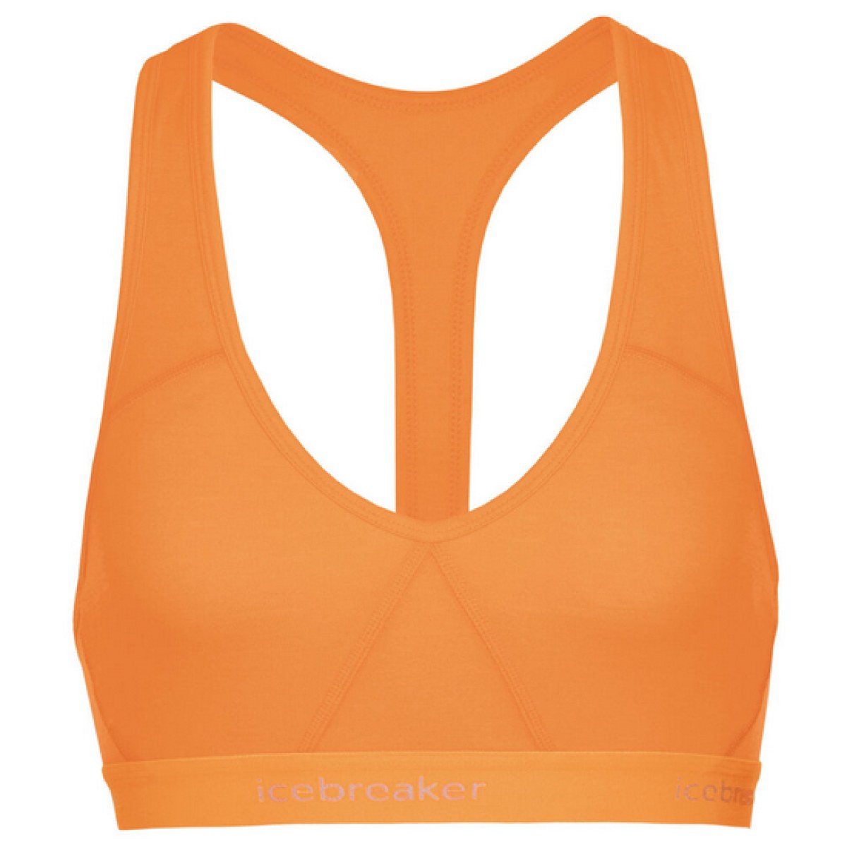 Icebreaker Merino Sprite Racerback Bra - Veľkosť: XS | Farba: Oranžová · záber 1