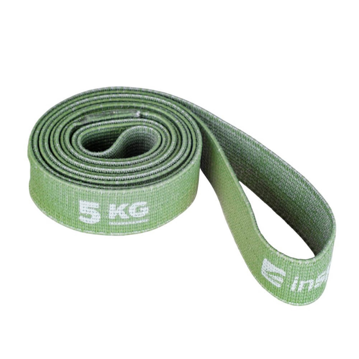 Posilňovacia guma inSPORTline Rand Light 208x3,3 cm / 5 kg - Farba: Zelená · záber 2