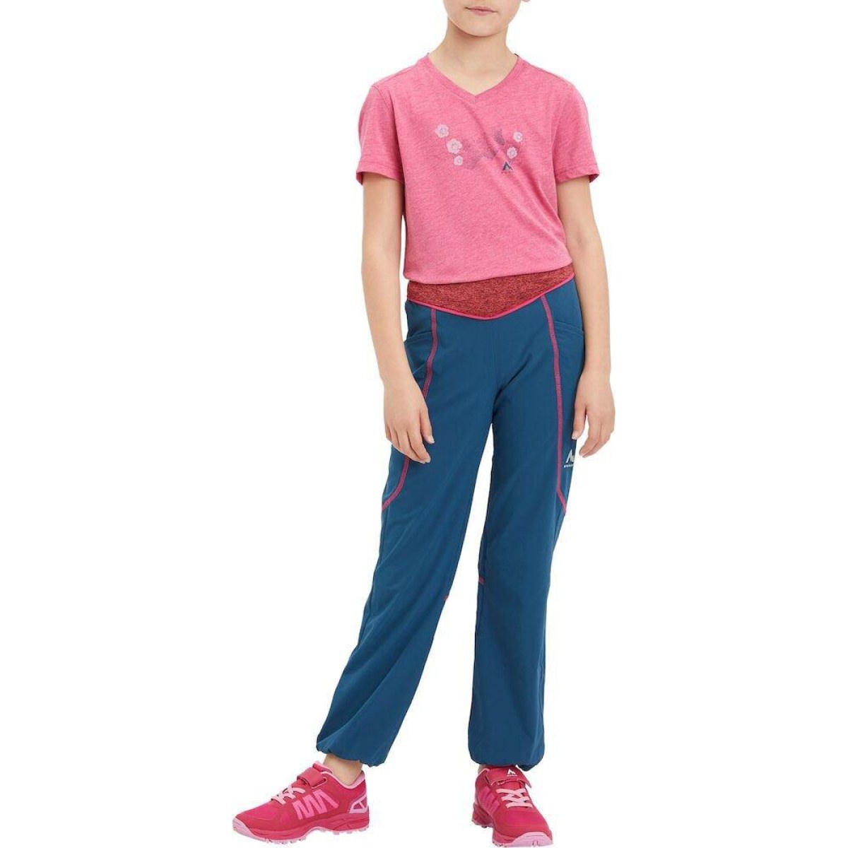 McKinley Zubal Hiking Pants Kids - Veľkosť: 128 | Farba: Modrá · záber 4