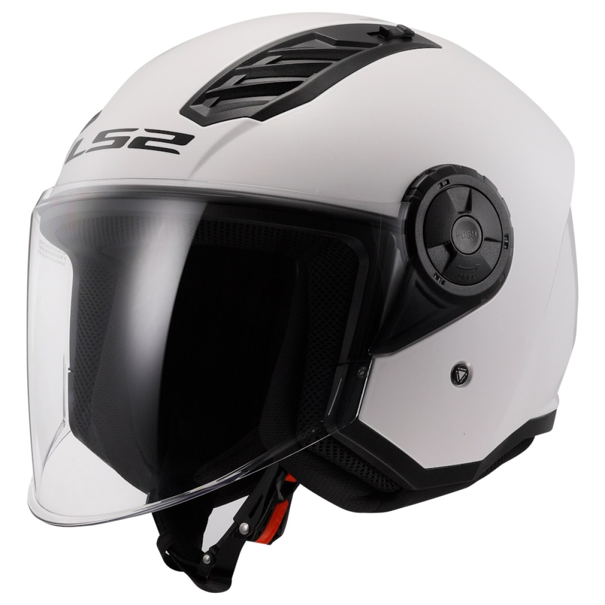 LS2 OF616 Airflow II Solid Gloss White XS (53-54) · záber 1