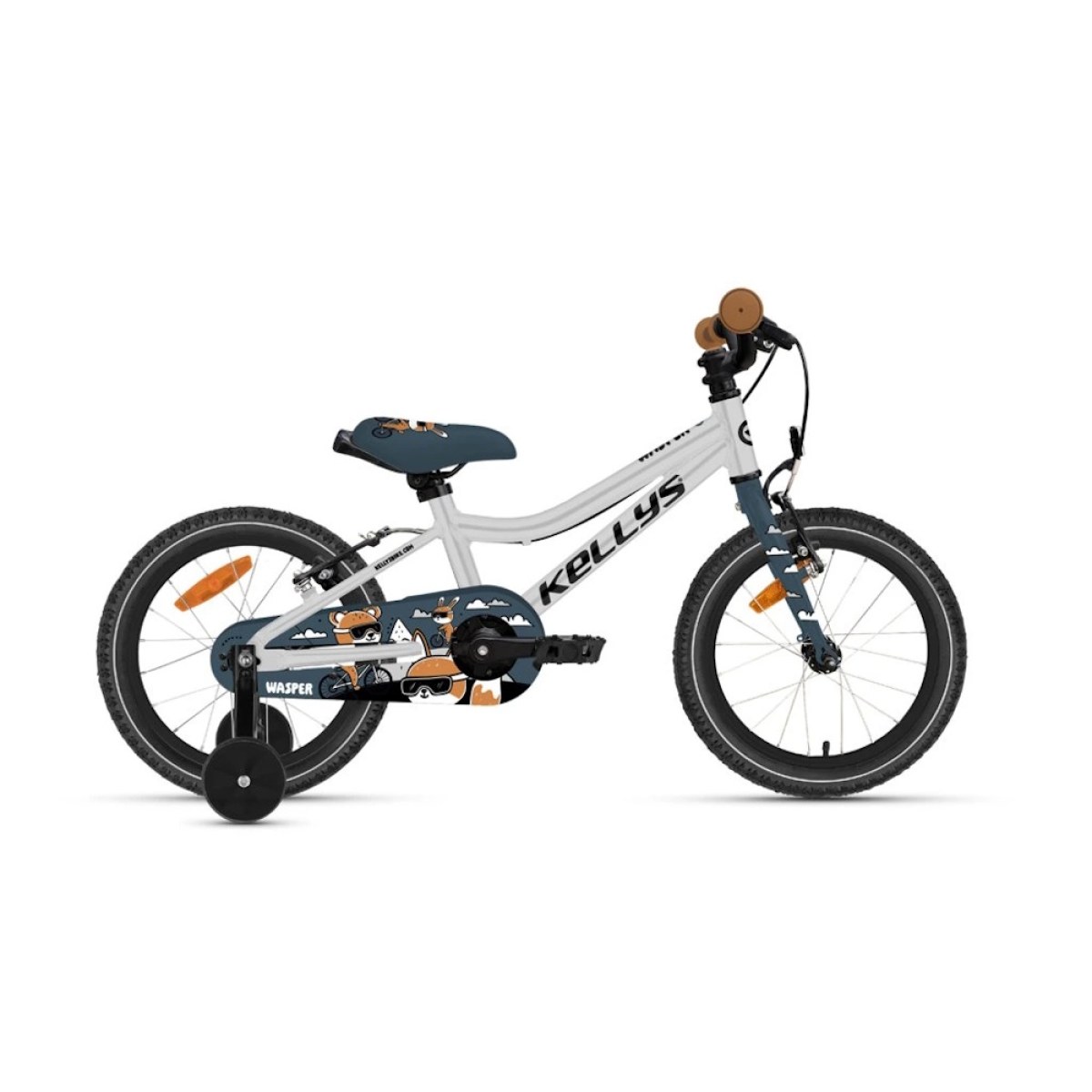 Kellys Wasper Neo 16" - model 2025 Silver Grey - 9" (100-110 cm) · záber 1