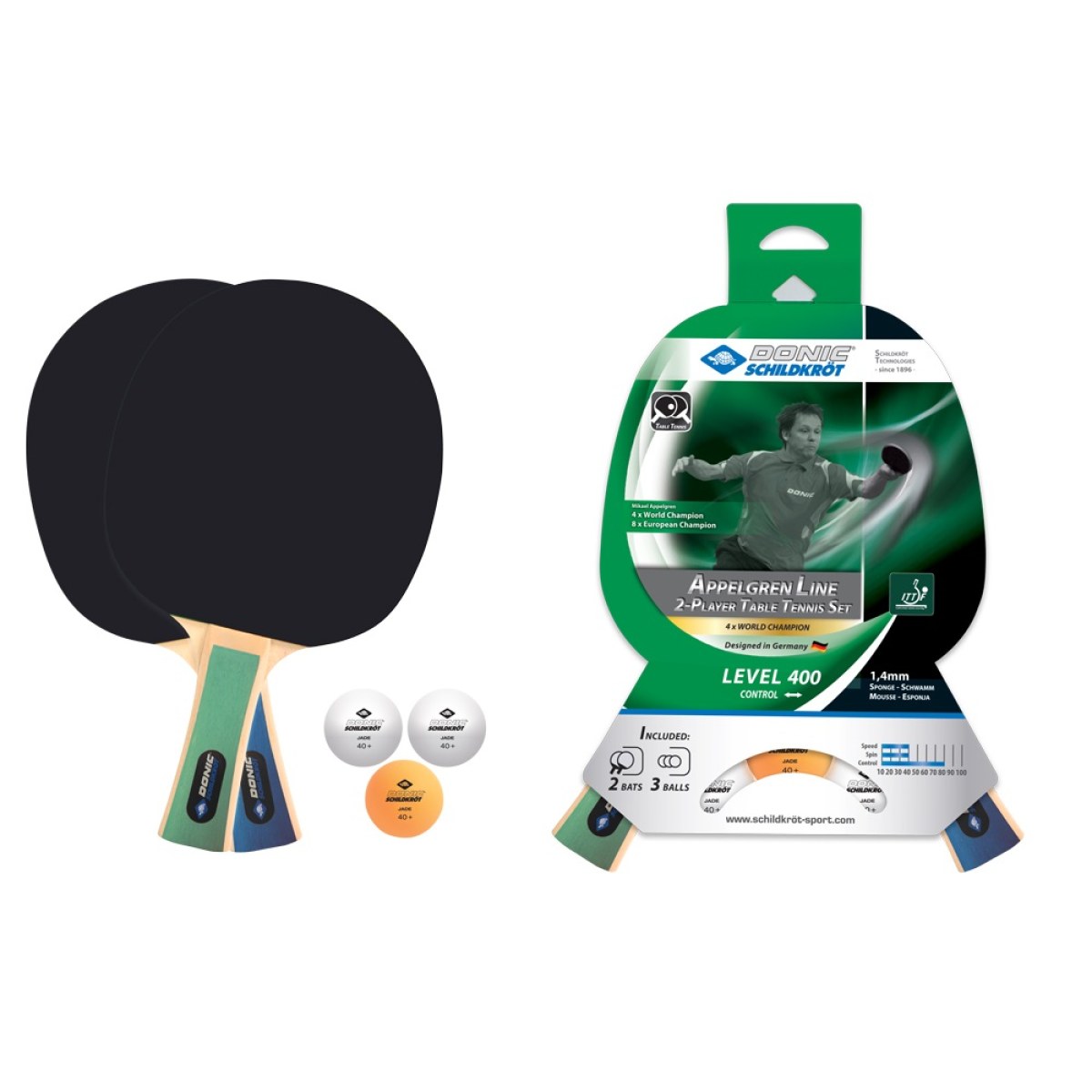 Set na stolný tenis DONIC Appelgren 400 set · záber 1