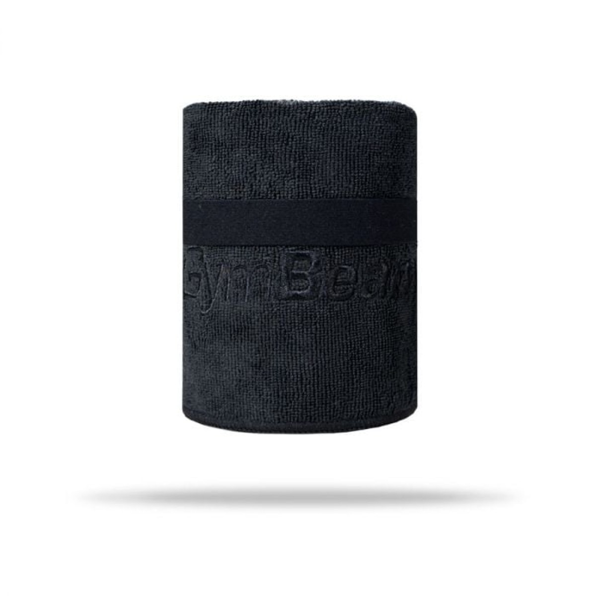 GymBeam Športový uterák z mikrovlákna Large Black · záber 1