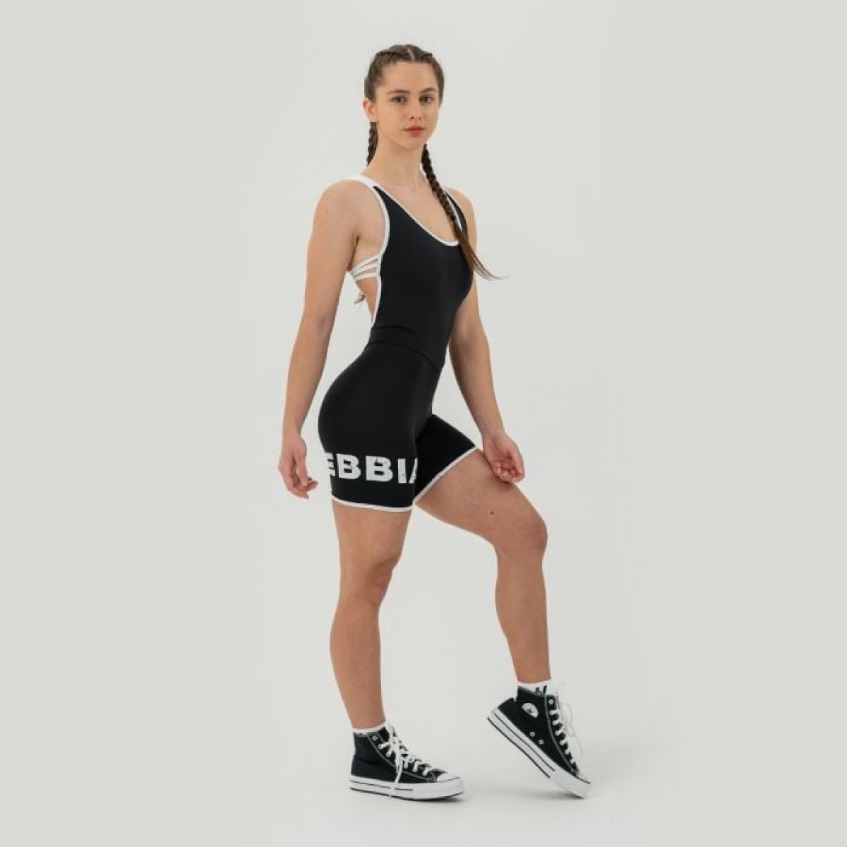 NEBBIA Dámsky overal Hammies Black LL · záber 1